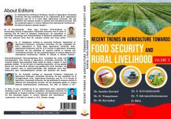 Cover for Recent trends in Agriculture towards Food Security and Rural Livelihood volume 3