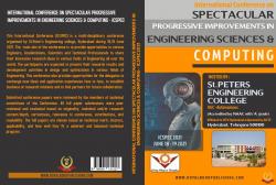 Cover for INTERNATIONAL CONFERENCE ON SPECTACULAR PROGRESSIVE IMPROVEMENTS IN ENGINEERING SCIENCES & COMPUTING (ICSPEC 2021)