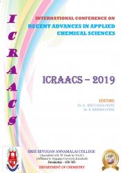 Cover for INTERNATIONAL CONFERENCE ON RECENT ADVANCES IN APPLIED CHEMICAL SCIENCES (ICRAACS 2019)