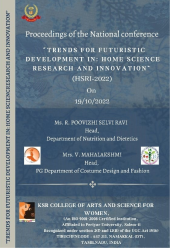Cover for TRENDS FOR FUTURISTIC DEVELOPMENT IN:HOME SCIENCE RESEARCHAND INNOVATIONI (HSRI-2022)