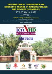 Cover for International Conference on Emerging Trends in Nanomaterials & Devices (ICONMD - 2023)