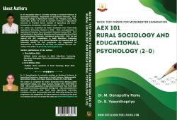 Cover for MOCK TEST PAPERS FOR MIDSEMESTER EXAMINATION AEX 101 RURAL SOCIOLOGY AND EDUCATIONAL PSYCHOLOGY (2+0)