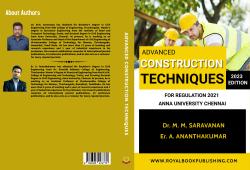 Cover for ADVANCED CONSTRUCTION TECHNIQUES