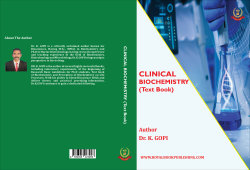 Cover for CLINICAL BIOCHEMISTRY (Text Book)