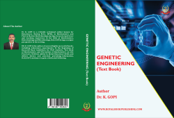 Cover for GENETIC ENGINEERING (Text Book)