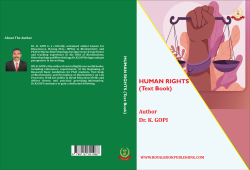 Cover for HUMAN RIGHTS (Text Book)