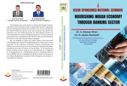 Cover for ICSSR SPONSORED NATIONAL SEMINAR NOURISHING INDIAN ECONOMY THROUGH BANKING SECTOR