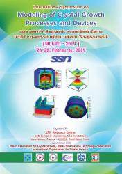 Cover for International Symposium on Modeling of Crystal Growth Process and Devices