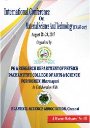 Cover for International conference on material science & Technology (ICMAST-2017) 