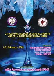 Cover for 24th National Seminar on Crystal Growth and Applications